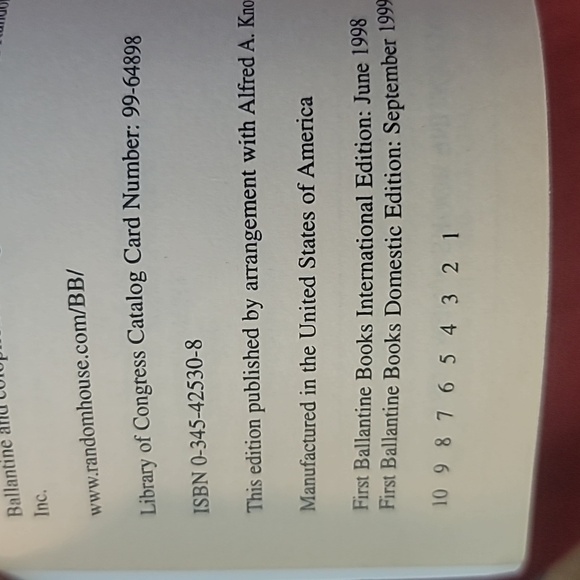 Anne Rice Violin paperback 1999 - Picture 6 of 9